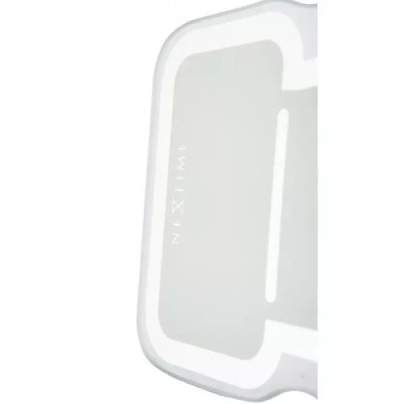 NeXtime klok 5185wi Mini Thumbs Up, 20.5x21 cm, sieninis, baltas/sidabrinis