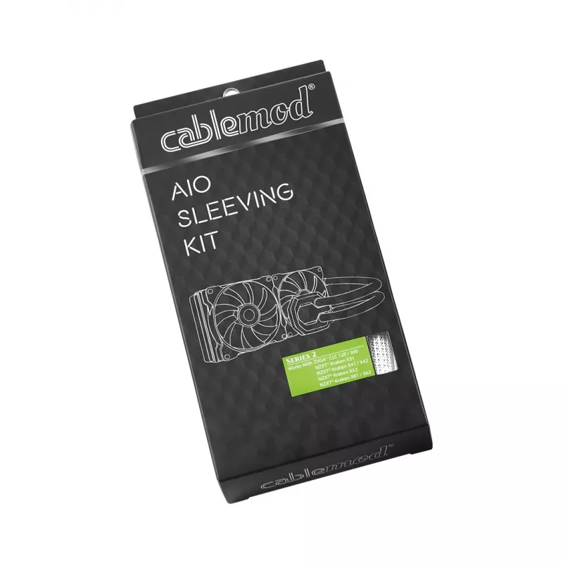 Cablemod CM-ASK-S2KW-R AIO automobilinis rankovių rinkinys (2 serija), juoda balta