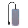 Unitek uHUB S7+ D1029A USB-C šakotuvas, USB 3.2 Gen 2 10 Gbps, HDMI 2.0, Gigabit RJ45, 3,5 mm garso lizdas, 100 W, pilkas