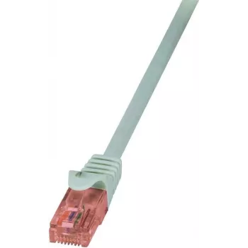 LogiLink PrimeLine Patch kabelis RJ-45 (M) – RJ-45 (M) 10 m UTP CAT 6 halogeno neturintis pilkas