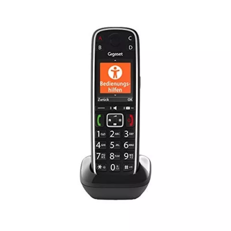 Gigaset E720HX Analoginis/DECT telefonas su skambučio ID juodas