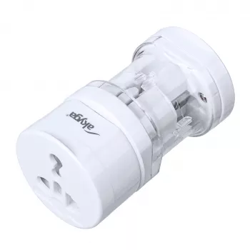 Akyga AK-AD-61 universalus kelioninis kištukų adapteris, visam pasauliui, 10 A, baltas
