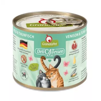 GRANATAPET DeliCATessen šlapias kačių ėdalas su elniena ir tunu – 200g