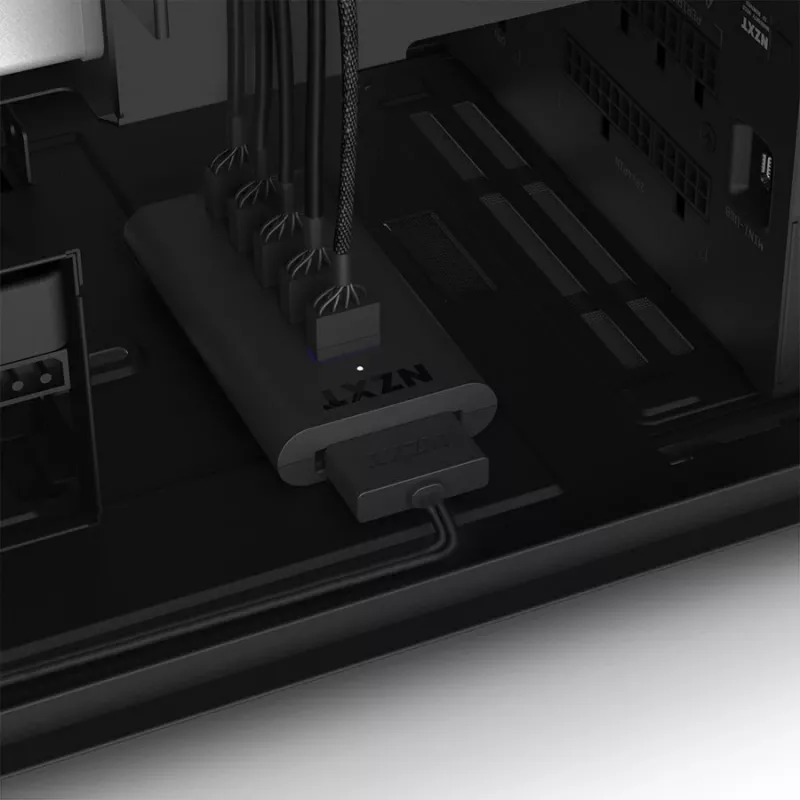 NZXT Internal USB 2.0 išplėtimo šakotuvas 3 kartos - juodas