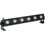 EUROLITE LED juosta LED BAR-6 QCL RGB+WW (MPN 51930389) – RGB ir šiltai balta sceninė šviesos juosta