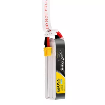 Tattu 3s 550mAh 95C 11.4V HV Lipo baterija su XT30 kištuku ilgos pakuotės jungtimi