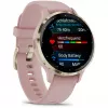 Garmin Venu 3S 3,05 cm (1,2 colio) AMOLED 41 mm Skaitmeninis 390 x 390 pikselių Liečiamas ekranas Auksinė, Rožinė Wi-Fi GPS (palydovas)