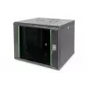 DIGITUS Professional Unique DN-19 09U-6/6-SW - tinklo spinta - skirta montuoti ant sienos - juoda, RAL 9005 - 9U - 48,3 cm (19 inch)