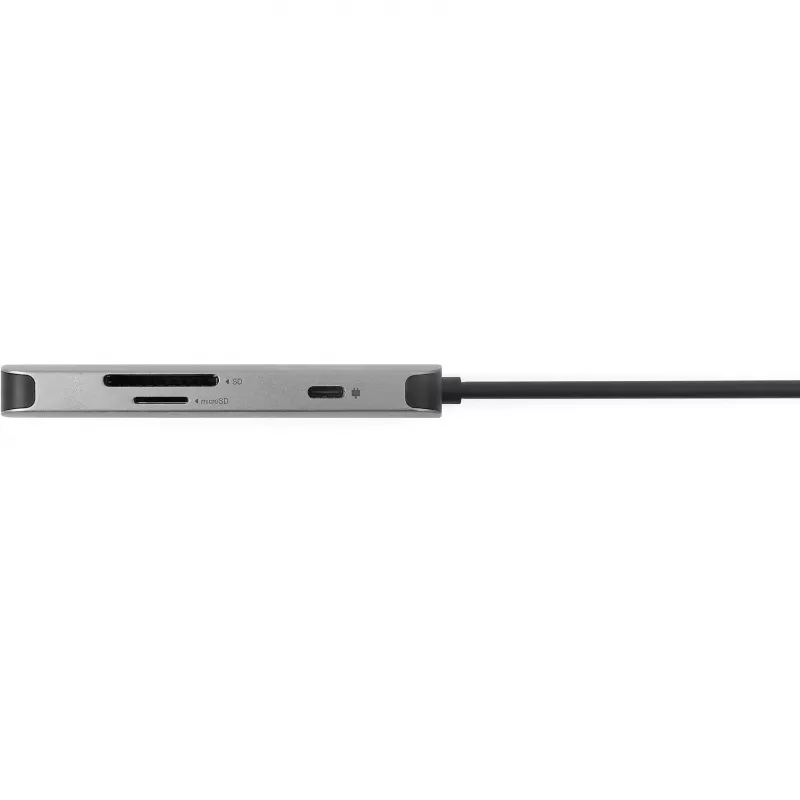 7-in-1 USB-C stotelė Acer – USB 3.2 Gen 1 Type-C, 3x USB-A, HDMI, SD/MicroSD, 100W PD, sidabrinė