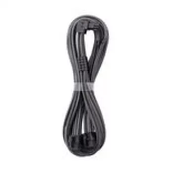 CableMod C-Series Pro jungiamasis kabelis variantas A 90 mm 16 kaiščių į 2×8 kaiščių PCIe anglies
