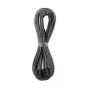 CableMod C-Series Pro jungiamasis kabelis variantas A 90 mm 16 kaiščių į 2×8 kaiščių PCIe anglies