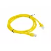 Laidas LPATCHCORD Cat.5E UTP 1,5 m geltonas FLUKE PASSED LANBERG 10 vnt. pakuotė