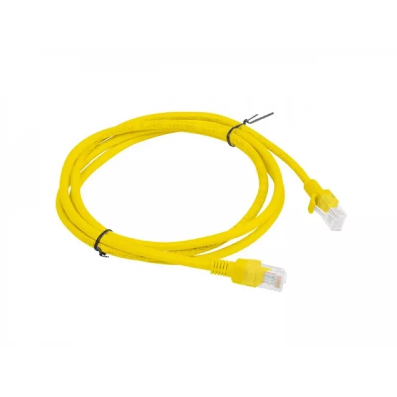 Laidas LPATCHCORD Cat.5E UTP 1,5 m geltonas FLUKE PASSED LANBERG 10 vnt. pakuotė