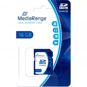 Atminties kortelė MediaRange 16 GB SDHC Class 10 MR963
