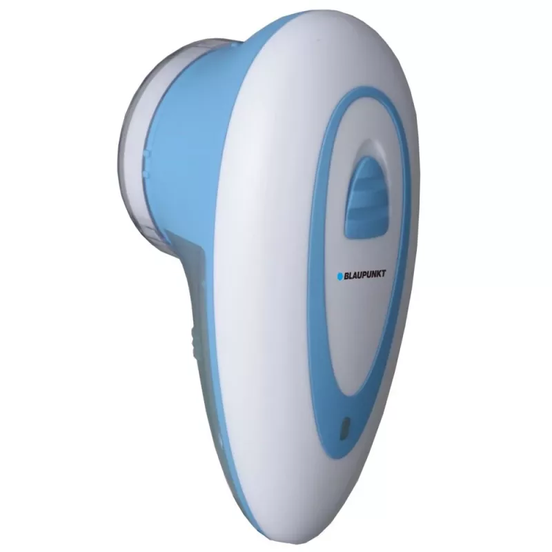 Pūkelių šalinimo aparatas BLAUPUNKT RLR301, įkraunamas per USB, mėlynai baltas