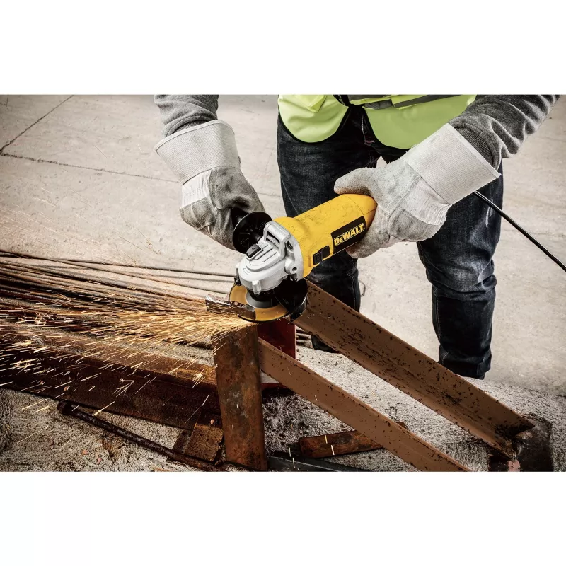 Kampinis šlifuoklis DeWalt DWE4117-QS, 950 W, 125 mm diskas, 12 000 aps./min., 1,99 kg