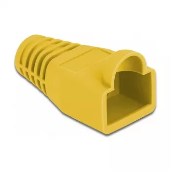 Apsauginis gaubtas RJ45 kištukui DeLOCK 86723 geltonas 20 vnt.