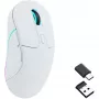 Belaidė žaidimų pelė Keychron M3 RF 2,4 GHz + Bluetooth 26000 DPI balta