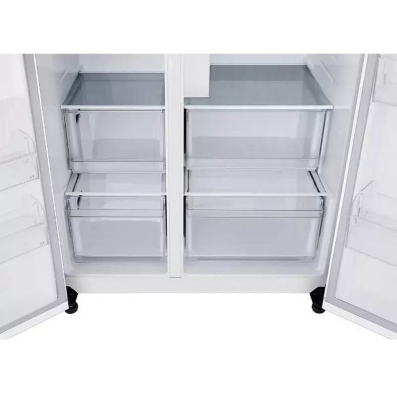 Šaldytuvas LG GSLC40SWPE šaldiklis šone 638 L Baltas