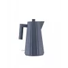 Alessi MDL06 B Pleated elektrinis virdulys, juodas, Euro kištukas