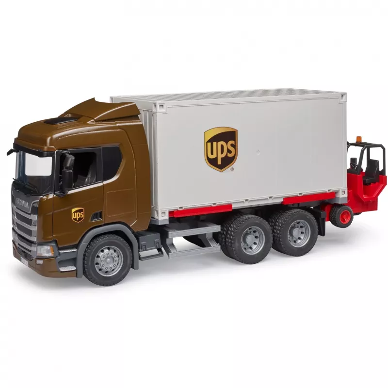 Scania Super 560R Vehicles UPS konteineris su šakiniu krautuvu