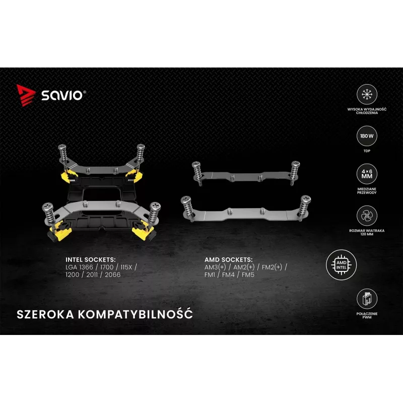 SAVIO VORTEX X2 procesoriaus aušintuvas