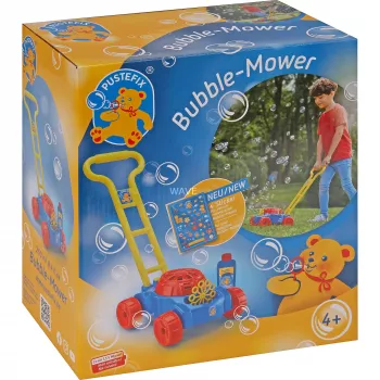 Bubble-Mower vejapjovė su muilo burbulais, mėlyna/raudona