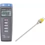 VOLTCRAFT K102 + TP 200 temperatūros matavimo prietaisas -200 iki +1370 °C, K tipo zondas