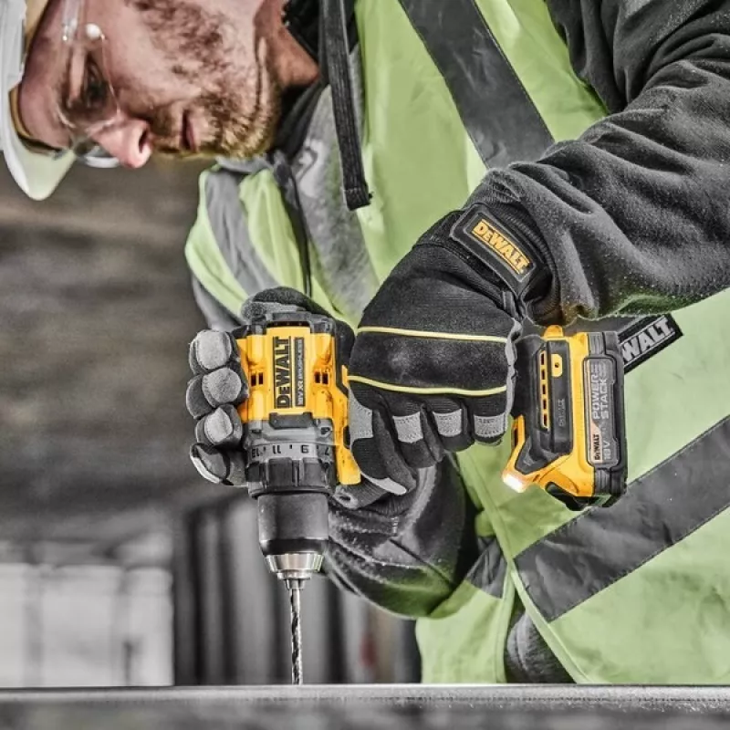 DeWALT DCD800E2T-QW gręžtuvas 2000 aps./min. 1,28 kg Juoda, Geltona
