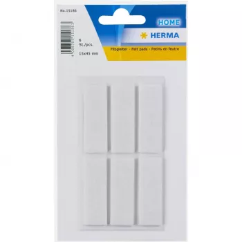 HERMA 15187 lipnūs etikečių padėklai balti 15x45 mm 6 vnt
