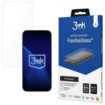 Apsauginis stiklas 3MK FlebibleGlass, skirtas Apple iPhone 17 Pro