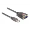 DeLOCK 61400 lyties keitiklis USB A – RS-232 juodas