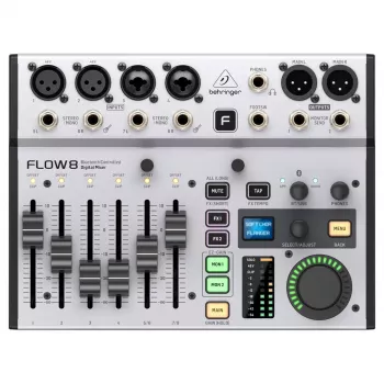 Skaitmeninis maišytuvas Behringer FLOW 8 – 8 kanalų USB garso sąsaja