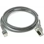 Zebros CBA-R08-S07ZBR nuoseklusis laidas pilkas 2,1336 m RS232 DB9