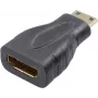 SpeaKa Professional HDMI adapteris [1x HDMI-kištukas C Mini - 1x HDMI-lizdas] Juodas, paauksuoti kontaktai (SP-7869908)