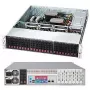 Supermicro SC216 BAC-R920LPB - stovo korpusas - montuojamas į stelažą - 2U - patobulintas išplėstinis ATX - SATA/SAS - karštas keitimas - 920 W - juodas