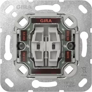 Gira 311500 – Wipp‑Kontroll serijos valdymo ir indikacijos modulis su svirtiniu jungikliu