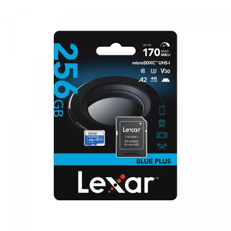 Lexar LMSBLPL256G BNANG atminties kortelė Micro SDXC 256GB UHS-I W A