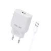 30W USB-C įkroviklis Beline Beli02177 baltas su USB-C laidu