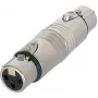 Neutrik NA3FF – garso invertuojantis adapteris, XLR3 (motina) į XLR3 (motina)