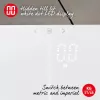 Svarstyklės Salter 9164 WH3RJLEU16 Ghost Compact Analyser balta