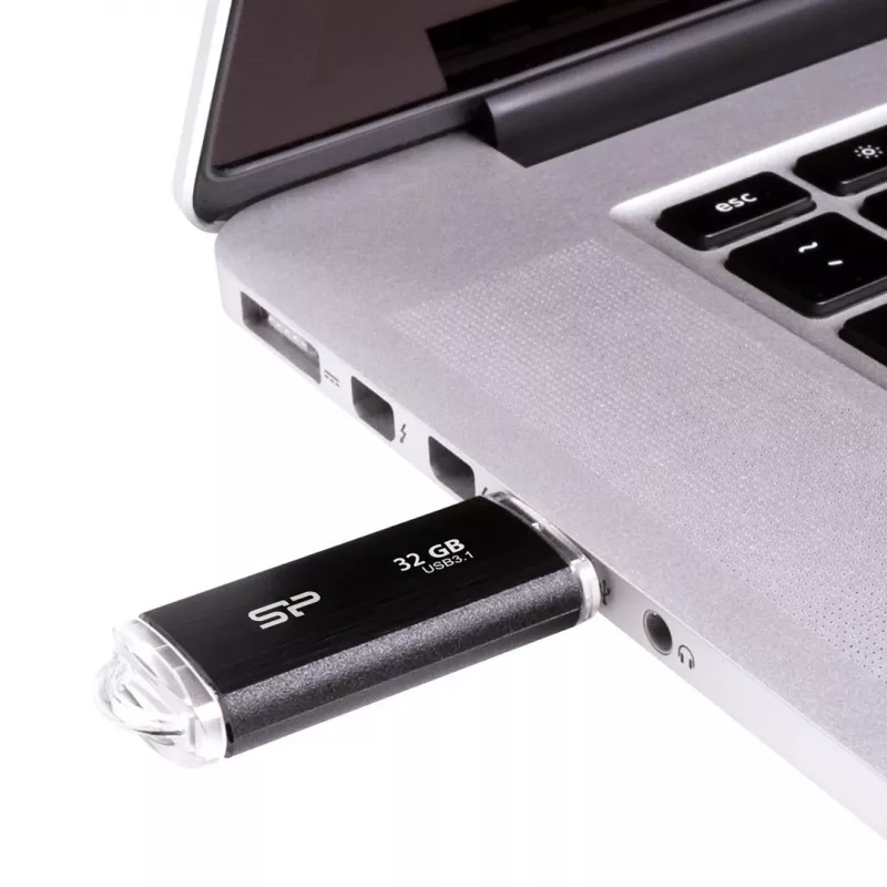 Silicon Power Blaze B02 USB atmintukas 32 GB USB-A 3.2 Gen 1 (3.1 Gen 1) Juoda