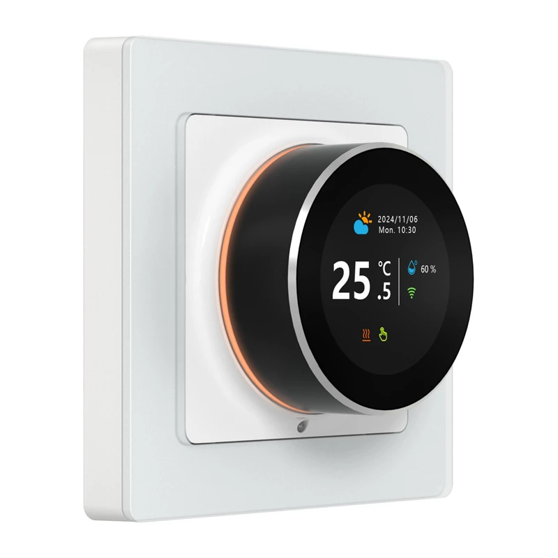 Išmanusis termostatas Avatto WT20R-EH-16A-W-WiFi – valdymas per Wi‑Fi, 16A relė, baltas
