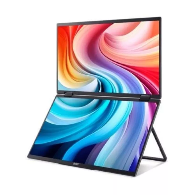 Nešiojamas monitorius Acer PD163QT 15,6 colio Full HD 1920x1080 IPS 8 ms USB-C juodas VESA 75x75