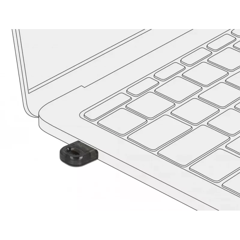 Belaidis USB Bluetooth adapteris DeLOCK 61012, Bluetooth 5.0, 3 Mbit/s