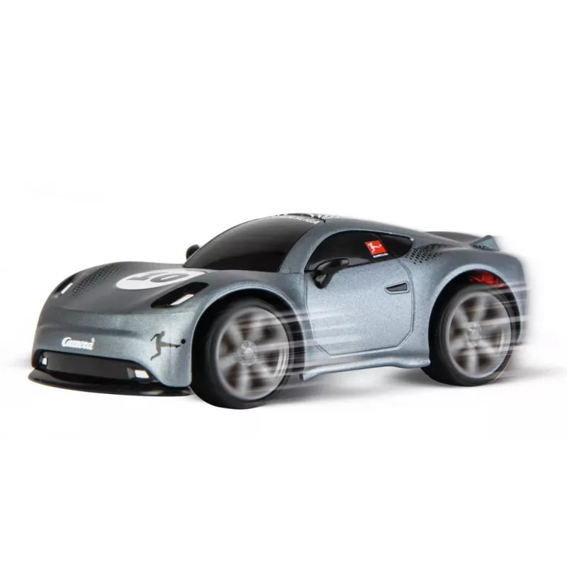 Radijo bangomis valdomas automobilis Bundesliga Mini RC 1:43 Pilka