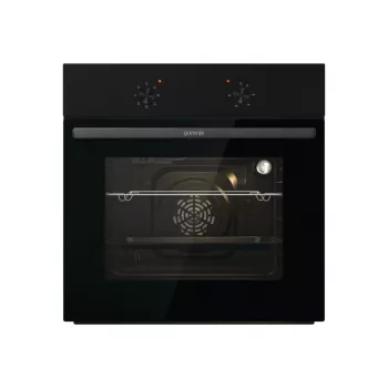 Gorenje orkaitė BO6615E01B | 60 L | elektrinė | EnamelClean | stumdomi mygtukai | 59,5 cm aukštis | 59,5 cm plotis | juoda