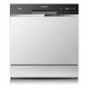 Indaplovė Toshiba DW-08T2EE(W)-PL, 8 komplektų, F energijos klasė, 49 dB, 55×59×50 mm