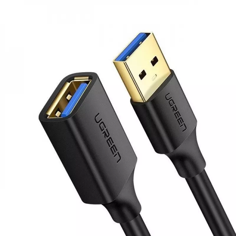 Ugreen USB 3.0 prailginimo laidas (motina) prie USB 3.0 (tėvas) 2m (juodas)