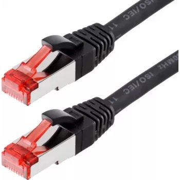 Tinklo kabelis Helos CAT6 S/FTP (PIMF) 15m Juodas